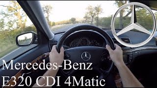 MercedesBenz E320 CDI 4Matic W211 POV Test Drive  Acceleration 0  200 kmh [upl. by Arreis]