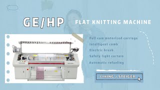 Cixing GEHP flat knitting machine [upl. by Atkinson]