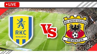 🔴RKC Waalwijk VS Go Ahead Eagles LIVE Match Score Streaming Full HD  Netherlands Eredivisie 2023 [upl. by Paxton]