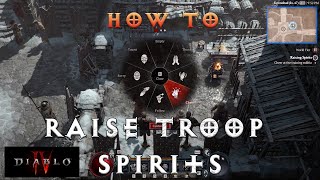 How to Raise Spirits in Diablo 4  A Side Quest [upl. by Alfonzo270]