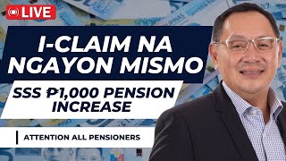 ICLAIM NYO NA SSS ₱1000 PENSION 2ND TRANCHE INCREASE [upl. by Rednave]