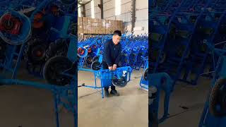 Part 42 Wheelbarrow electric trolley kola salad grain good helper in the construction industry [upl. by Oiralih232]