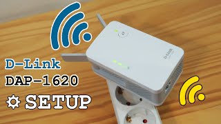 DLink DAP1620 WiFi Extender • Unboxing installation configuration and test [upl. by Rehpotsirc]