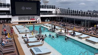 MSC Meraviglia Cruise  Bahamas from Brooklyn NY… PART 1 39 [upl. by Drofdarb]