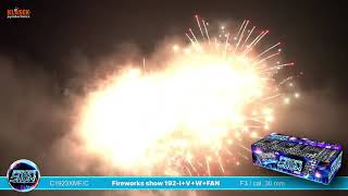 C Profi Fireworks show 192 IVWFAN [upl. by Ronna]