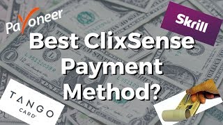 ClixSense Payment Methods  Find the Best Option for YOU [upl. by Yesnik]