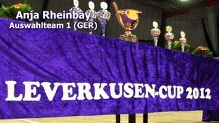 Anja Rheinbay  37 Internationaler Leverkusen Cup 2012  Kunstturnen [upl. by Yesrej]