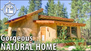 Family’s Magical COB HOUSE made w Earth Sand amp Straw [upl. by Salomon571]