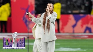 quotLift Every Voice and Singquot Performed by Andra Day at Super Bowl LVIII [upl. by Arand]