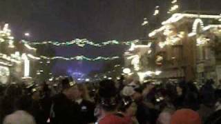 New Years Eve 2009 Countdown at Disneyland [upl. by Yl]