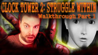 Clock Tower 2 The Struggle Within  Walkthrough Part 1  PS1 Gameplay  Chapter 1 Playthrough [upl. by Kaliope]