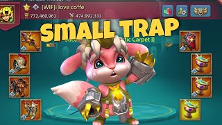 Lords Mobile  700m trap can capp FULL EMPEROR Ralling online targets Interesting moments [upl. by Nomannic]