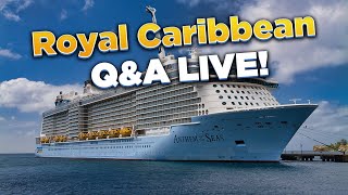 Royal Caribbean QampA LIVE [upl. by Nyroc]