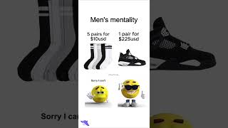 When it comes to socks vs sneakers priorities are clear 😂 meme sneakers [upl. by Tav]