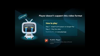 How to play Playit videos on other players [upl. by Brindle805]