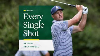 Bryson DeChambeaus First Round  Every Single Shot  The Masters [upl. by Ahsinotna]