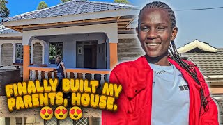 HOMECOMING  Unveiling the DREAM HOME FOR MY PARENTS Dem wa Facebook [upl. by Keheley]