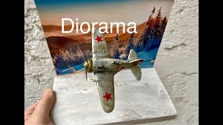 Diorama Polikarpov I 16 aus Abfallholz [upl. by Abercromby62]