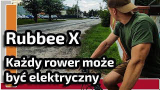 Rubbee X  Przerób swój rower na elektryczny 🚴‍♂ Montaż test [upl. by Herstein]