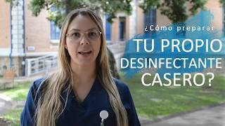 ¿Sabes cómo preparar tu propio desinfectante casero Aquí te lo enseñamos fácil y rápido [upl. by Harleigh226]