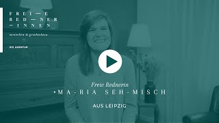 Freie Rednerin Maria Sehmisch aus Leipzig für Eure Freie Trauung Trauerfeier oder Willkommensfest [upl. by Anees]