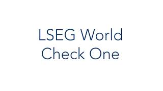 Incorporate LSEG World Check One into Your TPRM Program  ProcessUnity LSEG Connector [upl. by Fira]