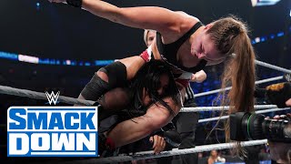 Ronda Rousey vs Sonya Deville SmackDown March 4 2022 [upl. by Waring733]