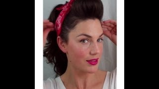 6 PIN UP looks for BEGINNERS  QUICK and EASY VINTAGE RETRO hairstyles  Fitfully Vintage [upl. by Evette]