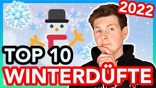 TOP 10 WINTER PARFÜMS 2022 ❄️😱 [upl. by Iraam988]