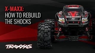 How to Rebuild the Shocks  Traxxas XMaxx [upl. by Idok]