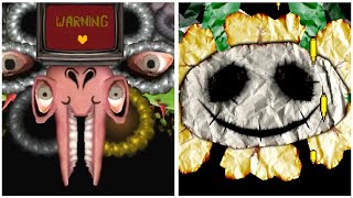 Undertale Yellow Flowey VS Omega Flowey [upl. by Edgerton645]