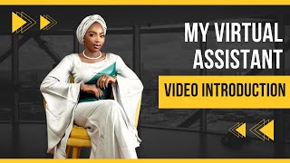 Video Pitch for Virtual Assistants  Job Introduction Video  Skills amp Experience  Job Pitch [upl. by Yatnuhs]