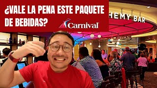 Todo sobre el paquete de bebidas en los cruceros de Carnival  🛳ItsCruiseDay✨ [upl. by Ludeman]