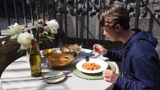 Pottering In The Garden My New Outdoor Rug And a Summer Gazpacho Recipe [upl. by Hayley]