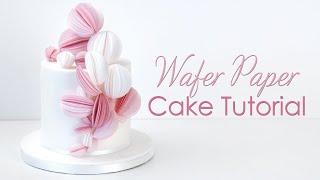 Wafer Paper  Rice Paper Cake Decorating Tutorial  3D Balls Spheres amp Wedges [upl. by Kisung386]