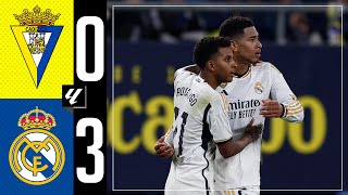 Cádiz CF 03 Real Madrid  HIGHLIGHTS  LaLiga 202324 [upl. by Drucill]