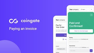 How to pay a Coingate Invoice [upl. by Seamus]