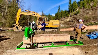 Harbor Freight Sawmill First Start Of The Season [upl. by Biernat]