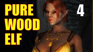 Skyrim PURE WOOD ELF BUILD Walkthrough  Part 4  Getting the Blackguards Armor Set [upl. by Frissell103]