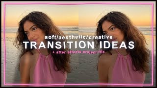 soft  cute  creative transition ideas  after effects project file  klqvsluv [upl. by Oirretno]