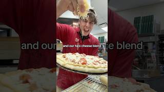 Making a CHEESY BASED PIZZA pizza food trending youtube youtubeshorts funny [upl. by Aicrag]