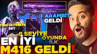 OYUNDA İLK YENİ 8 SEVİYE M416 ve ÖZEL KARAMBİT GELDİ BUZ DİYARI BİTTİ PUBG Mobile [upl. by Rosemaria361]