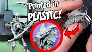 Printing Miniatures with Filament  can it compete with Resin [upl. by Chlo699]