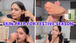 Gharelu and natural SKIN PREP FOR GANESH CHATURTHI♥️🥰 [upl. by Odelinda]