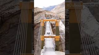 Chicham bridge  Chicham bridge in winter  Spiti valley  spiti valley road trip youtubeshorts [upl. by Anas]