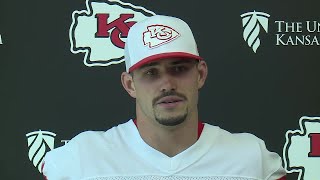 Chiefs vs Panthers Drue Tranquill discusses game against Carolina loss in Buffalo [upl. by Kcyrred]