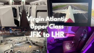 Virgin Atlantic  Upper Class  New York JFK to London Heathrow LHR  Trip Report [upl. by Aneala]