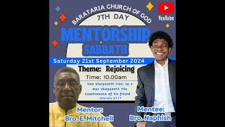 Church of God 7th Day Barataria Sabbath Service 21st September 2024  Morning Session [upl. by Yahsed396]