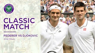 Roger Federer vs Novak Djokovic  2014 Wimbledon Final Replayed [upl. by Esela]