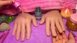 ASMR Realistic Hand Spa Whispered Personal Attention [upl. by Alcina575]